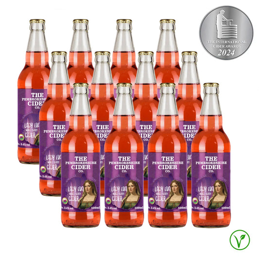 Lady Eva Fruit Cider, Carbonised (Case of 12)