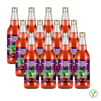 Mixed Berry Fruit Cider, Carbonised Case of 12 Cider
