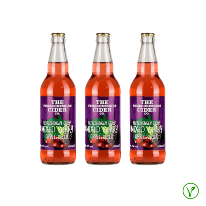 Mixed Berry Fruit Cider, Carbonised Case of 3 Cider