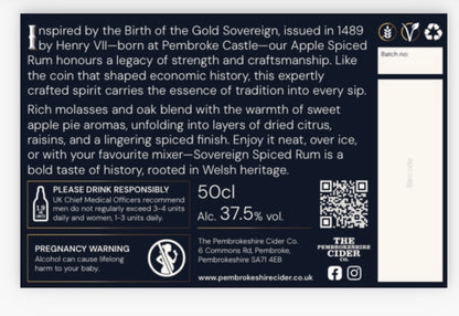 'Sovereign' Apple Spiced Rum 5cl